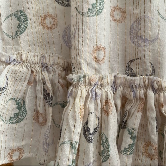 Velveteen Moon Star Print Frankie Embellished Boho Dress - Picture 15 of 16